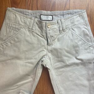 abercrombie & fitch a&f khakis pants size 0R
